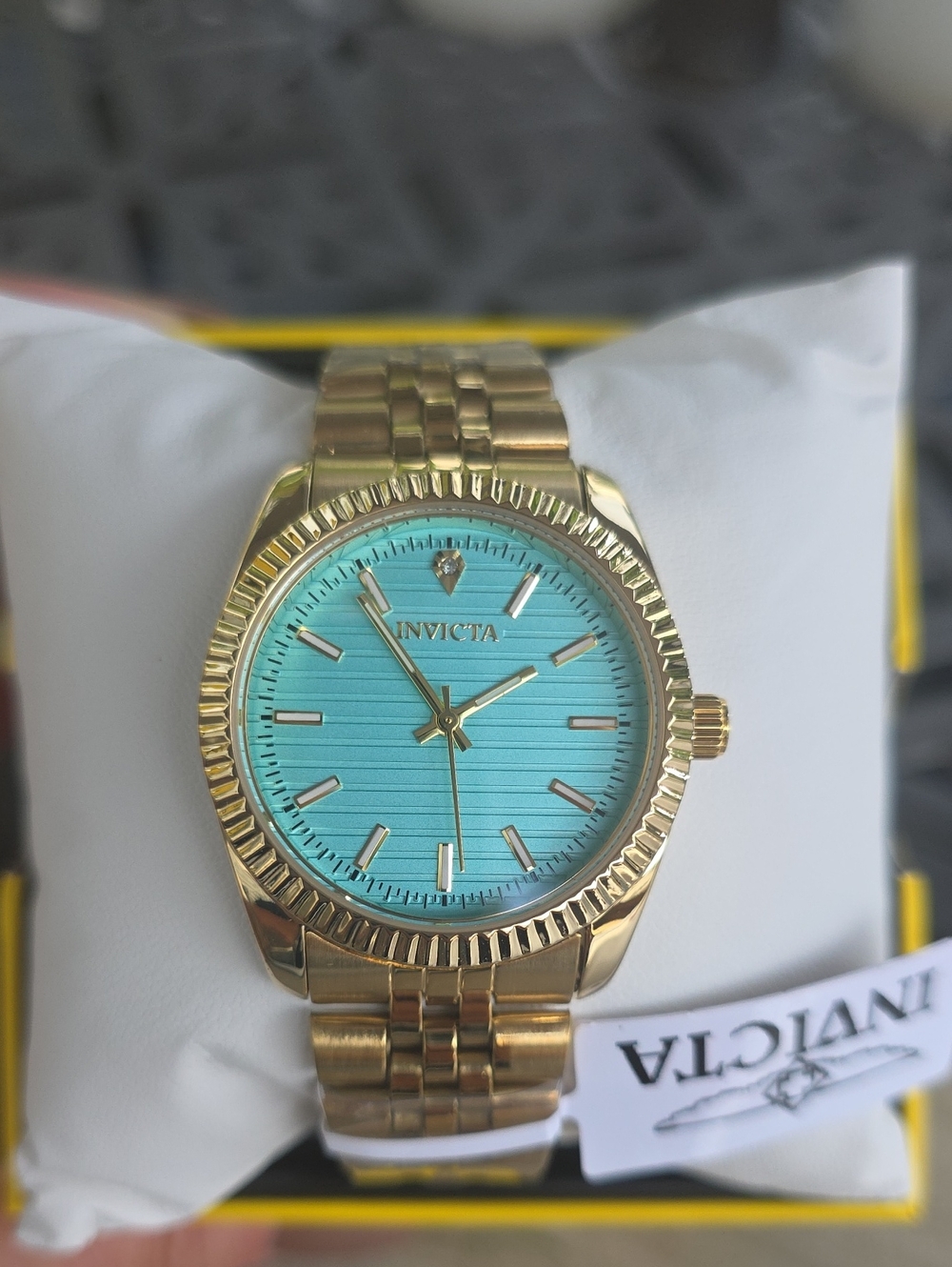 778. Invicta Celestial Men’s Watch 36mm Gold Blue face (69174)